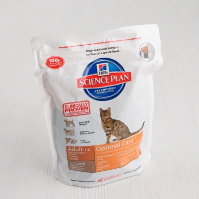 Корм сухой Hill's для кошек, с ягненком, 400г