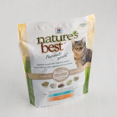 Корм сухой Hill's Natures Best для кошек, с тунцом и овощами, 300г