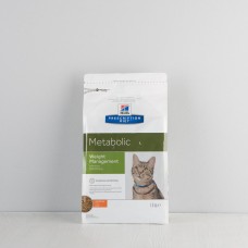 Корм сухой Hill's Diet Metabolic для кошек, для коррекции веса, 1,5кг