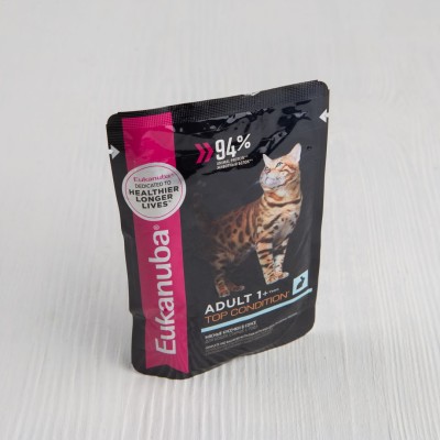 Корм Eukanuba для кошек, кролик в соусе, 85г