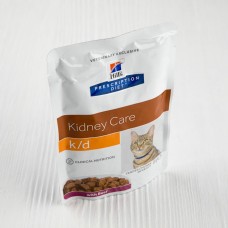 Корм Hill's Diet для кошек K/D, лечение заболеваний почек, с говядиной, 85г