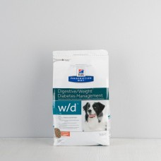 Корм сухой Hill's Diet для собак W/D лечение сахарного диабета, запоров, колитов, 1,5кг