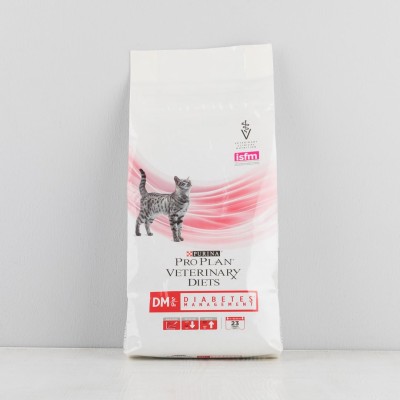 Корм сухой Proplan Veterinary Diets DM при диабете, для взрослых кошек, 1,5кг