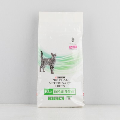 Корм сухой Proplan Veterinary Diets HA профилактика аллергии, для взрослых кошек, 1,3кг